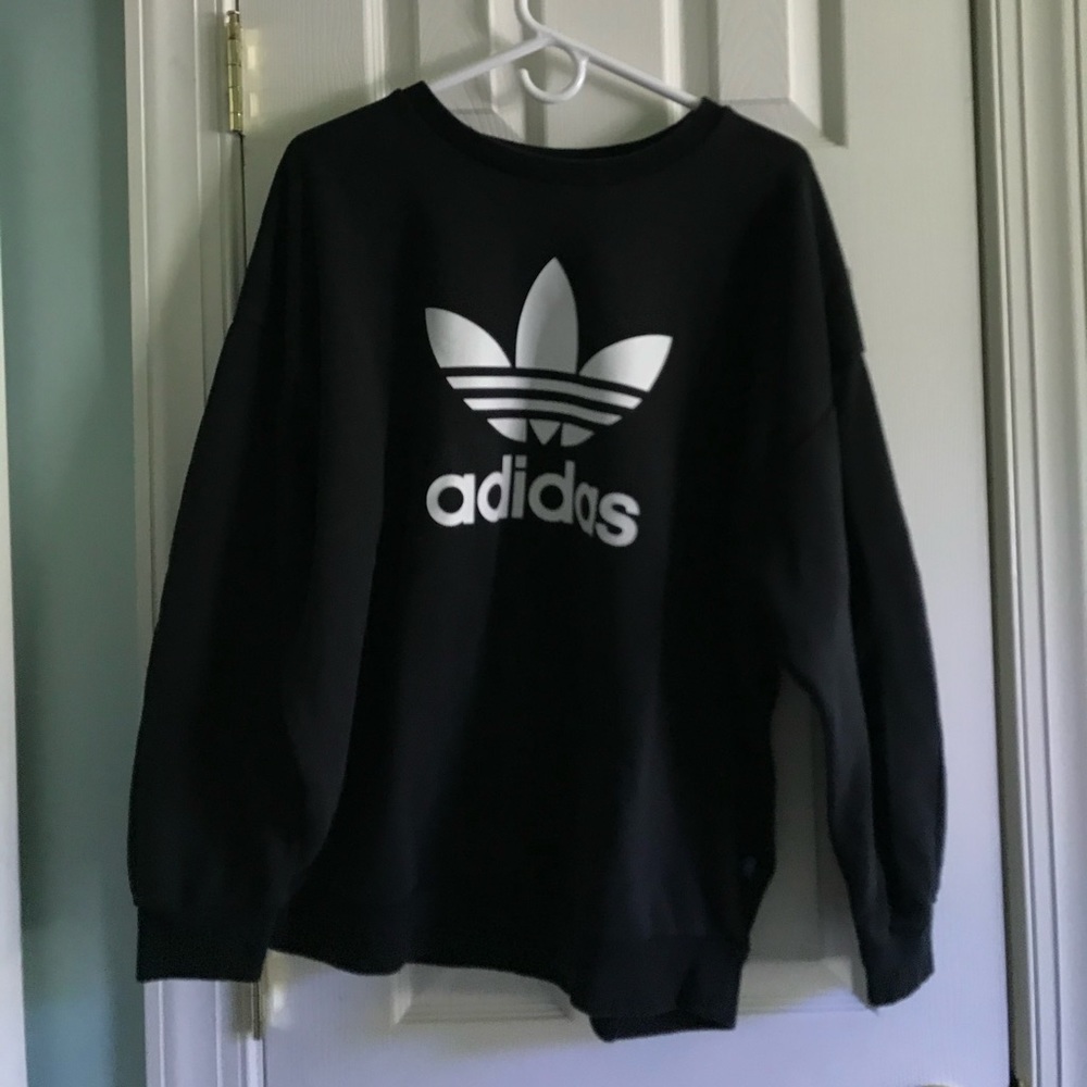 Adidas Black Oversized Pullover